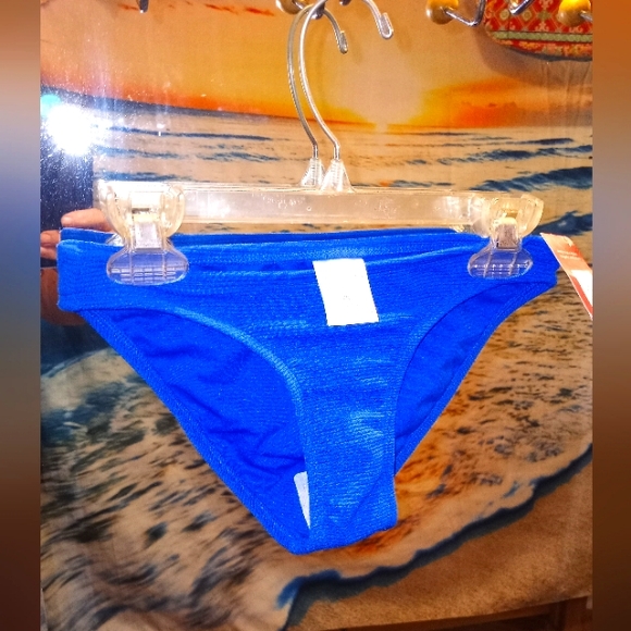 ⭐Sale XS women bikini. Bottoms blue blue. NWT - Picture 1 of 3